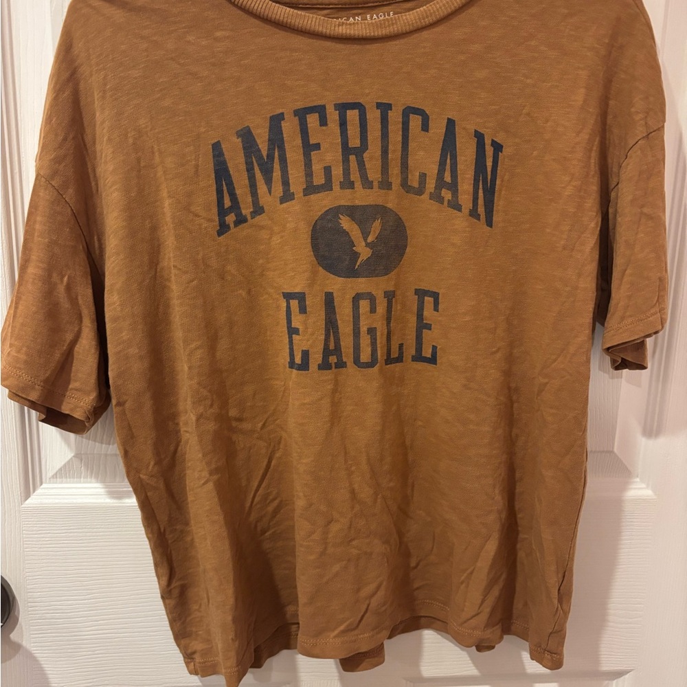 American Eagle Outfitters Tan Tee